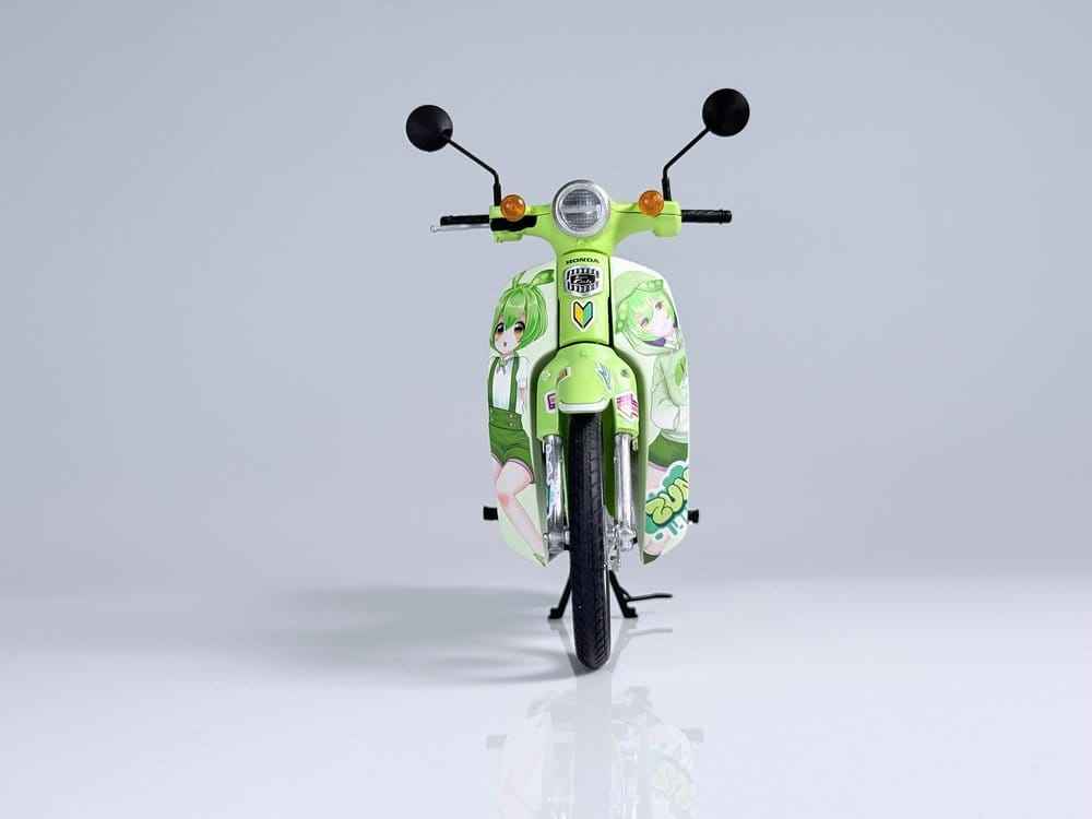 Tohoku Zunko/Zundamon Project Plastic Model Kit 1/12 Honda Super Cub Zundamon Edition 11 cm