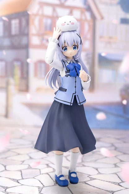 Is the Order a Rabbit? Bloom Plafia Plastic Model Kit Chino (Mini Figure set) 14 cm