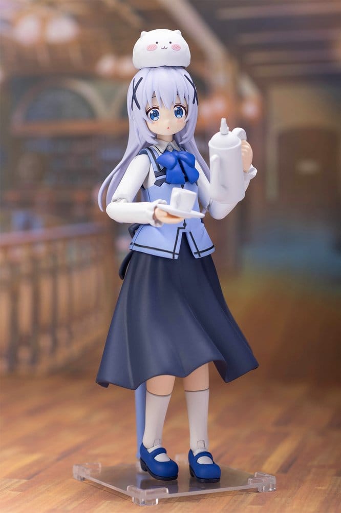 Is the Order a Rabbit? Bloom Plafia Plastic Model Kit Chino (Mini Figure set) 14 cm