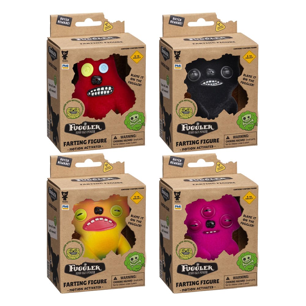Fuggler: Farting Figures Window Box Assortment (12) PMI