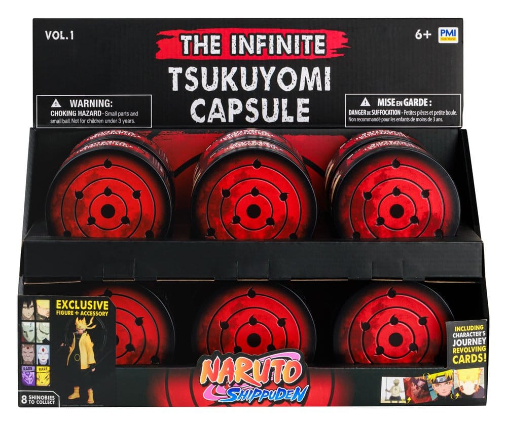 Naruto Shippuden Blind Capsule Figures Infinite Tsukuyomi 7 cm Vol. 1 Display (12) PMI