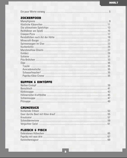 Minecraft Cookbook *German Version*