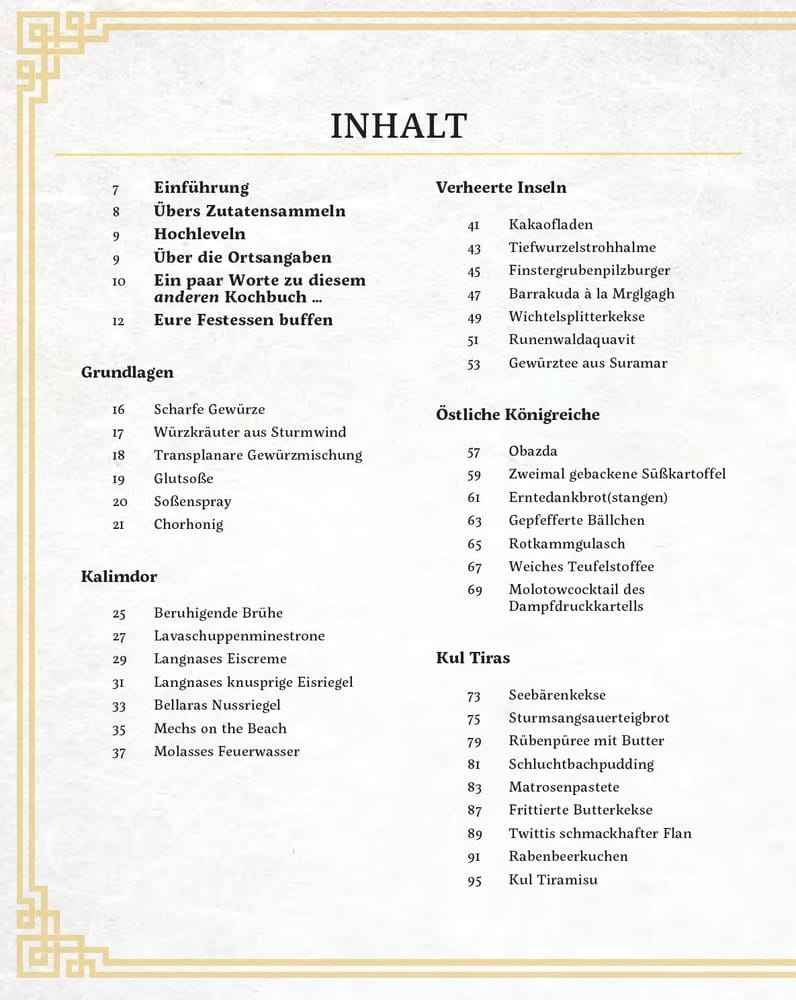 World of Warcraft: New Flavors of Azeroth - The Official Cookbook *German Version*