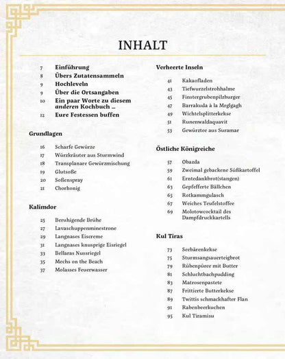World of Warcraft: New Flavors of Azeroth - The Official Cookbook *German Version*