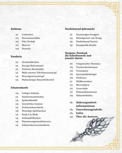 World of Warcraft: New Flavors of Azeroth - The Official Cookbook *German Version*