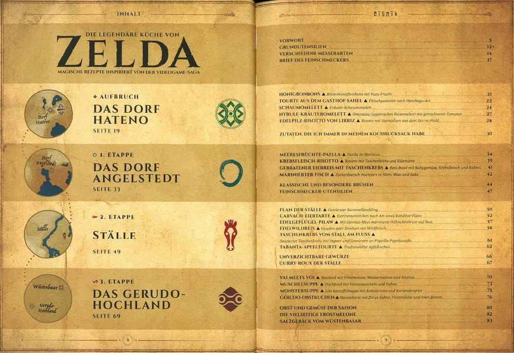 The Legend of Zelda: The Legendary Cuisine - Magical Recipes from the Video Game Saga *German Version*