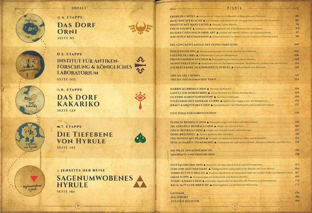 The Legend of Zelda: The Legendary Cuisine - Magical Recipes from the Video Game Saga *German Version*