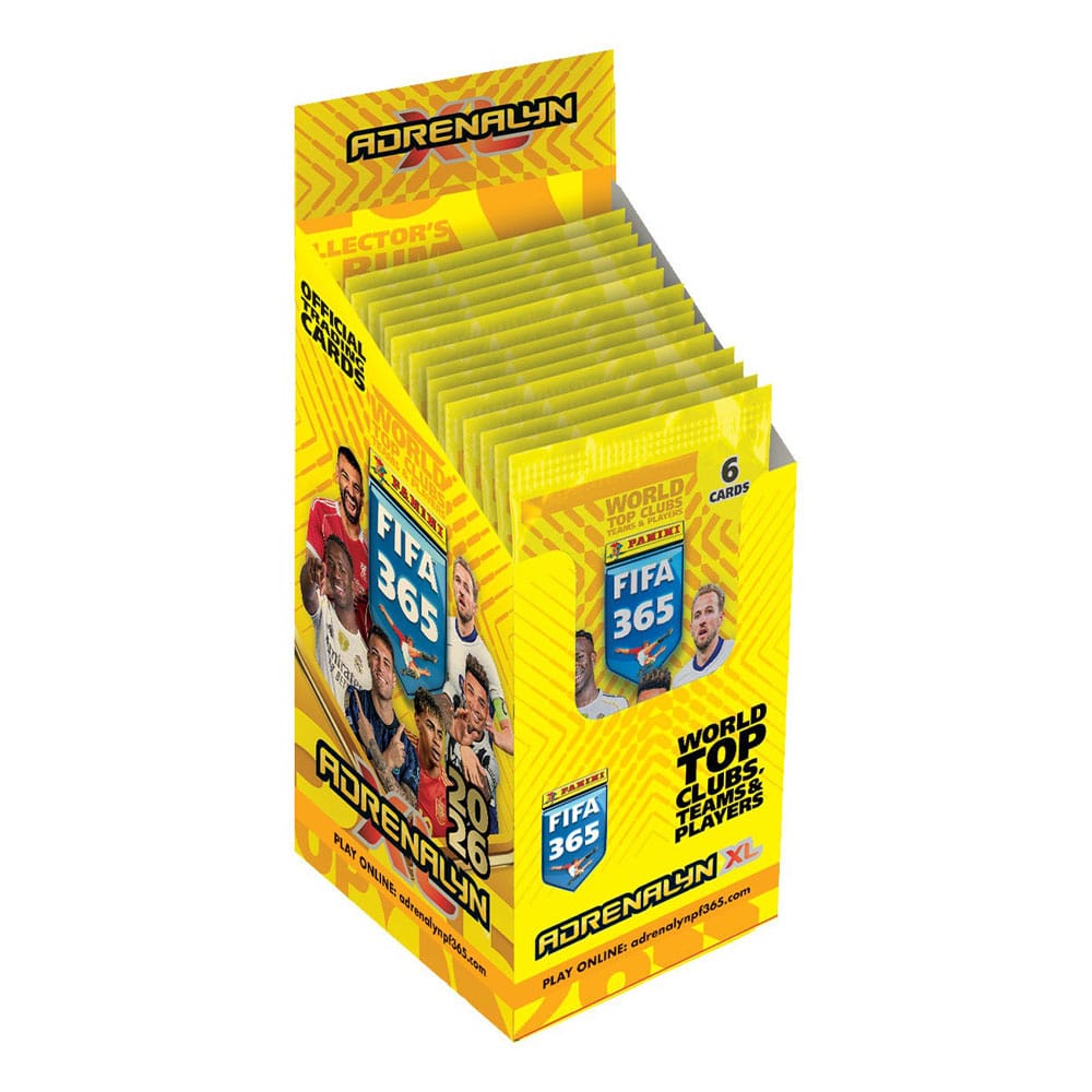 FIFA 365 Adrenalyn XL 2025 Trading Cards Flow Packs Display (24) - FanofThings.co.uk