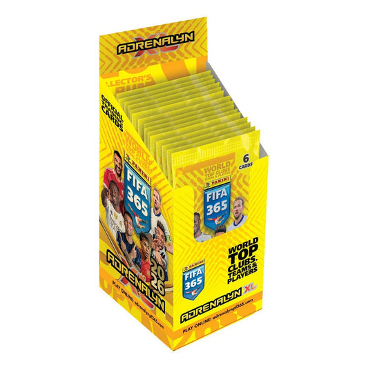FIFA 365 Adrenalyn XL 2025 Trading Cards Flow Packs Display (24) - FanofThings.co.uk
