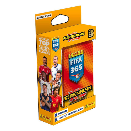 FIFA 365 Adrenalyn XL 2025 Trading Cards Pocket Tin Box (5) - FanofThings.co.uk