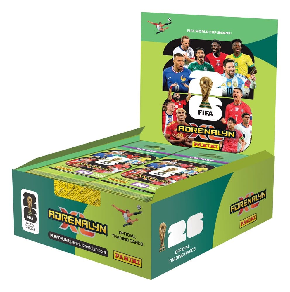 FIFA World Cup 2026 Adrenalyn XL Trading Cards Fatpack Box (10) Panini