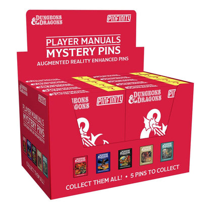 Dungeons & Dragons Pins Blind Box Mystery Mystery Player Manuel Pins Assortment (10) Pinfinity