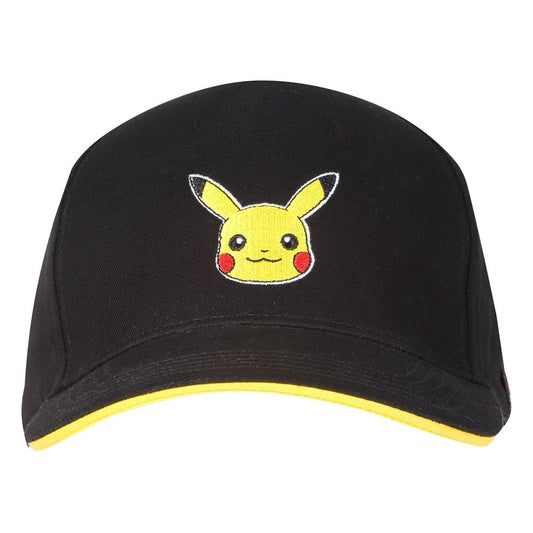 Pokemon Curved Bill Cap Pikachu Badge - FanofThings.co.uk