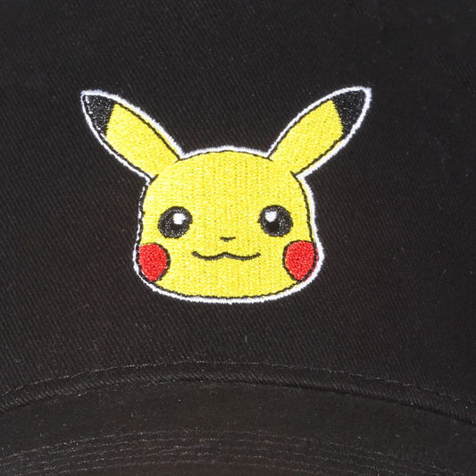 Pokemon Curved Bill Cap Pikachu Badge - FanofThings.co.uk