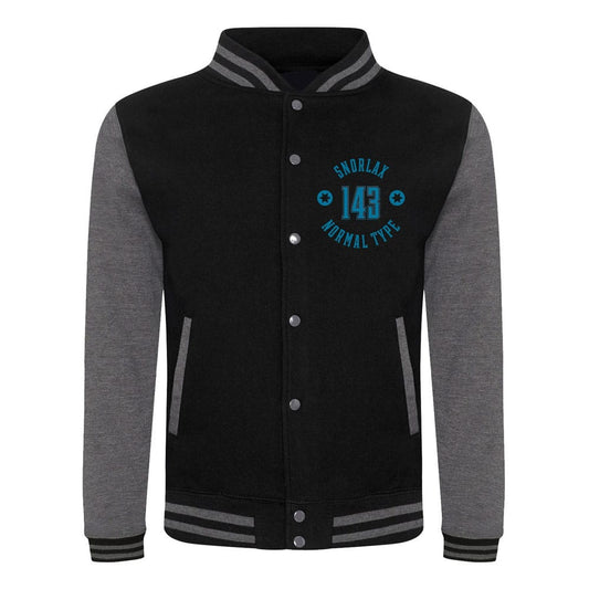Pokemon Varsity Jacket Collegiate Snorlax Size XL