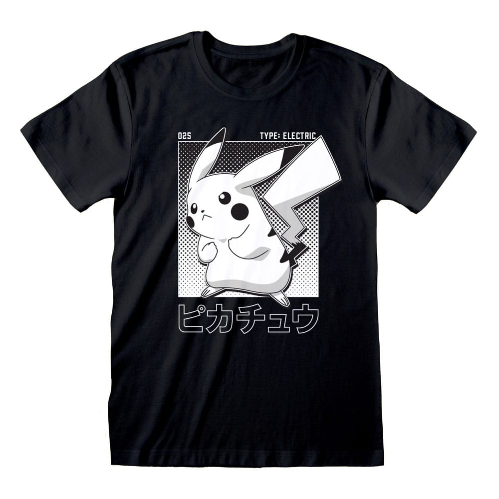 Pokemon T-Shirt Halftone Pikachu T-shirts