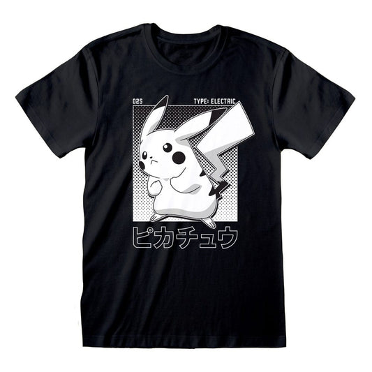 Pokemon T-Shirt Halftone Pikachu T-shirts