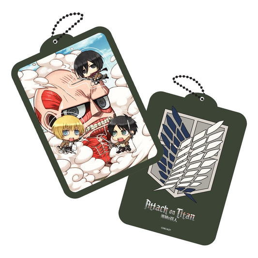 Attack on Titan Shaker Acrylic Keychain Kawaii Attack! Keyrings