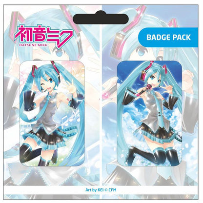 Hatsune Miku Pin Badges 2-Pack Set A Badges