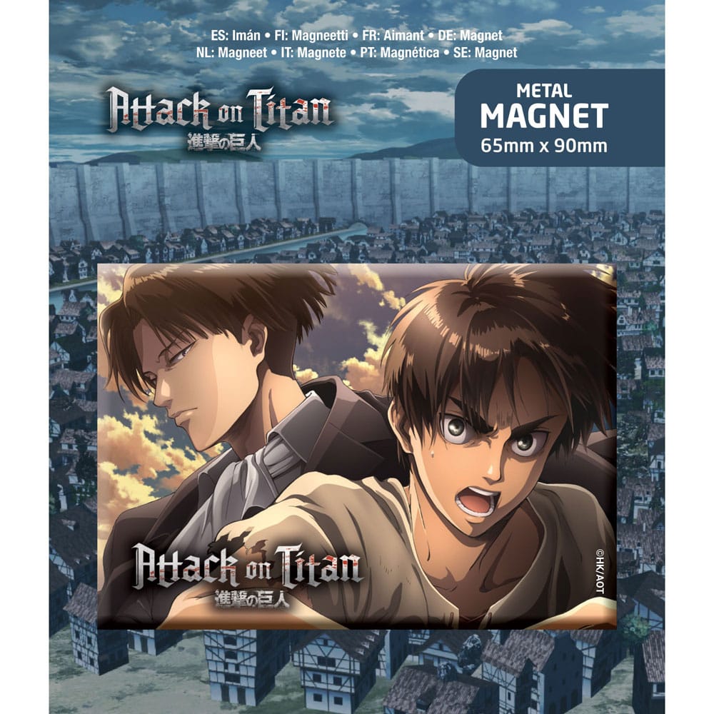 Attack on Titan Fridge Magnet Eren & Levi Magnets