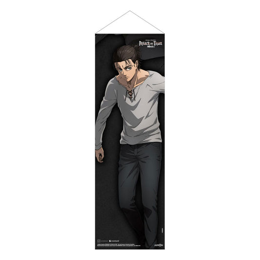 Attack on Titan Slim Wallscroll Eren Jaeger 30 x 90 cm Posters & Wallscrolls