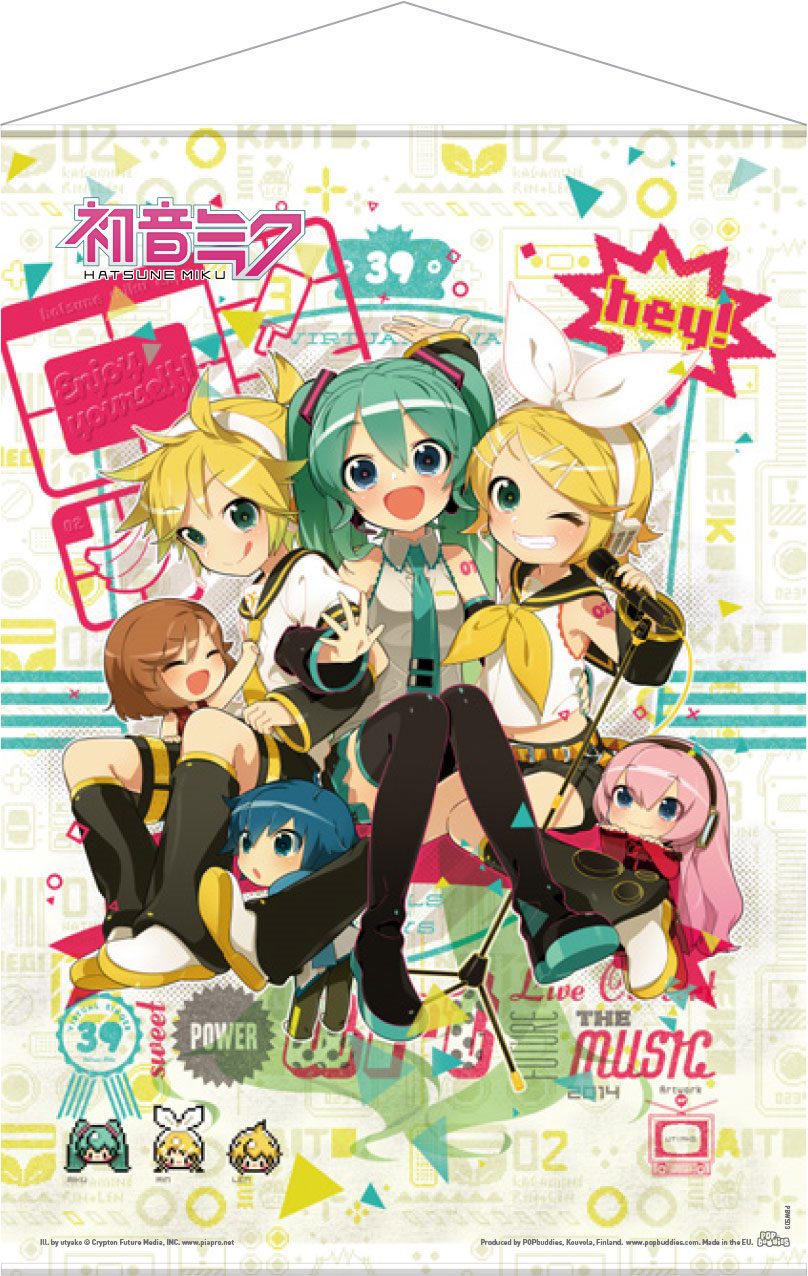 Vocaloid Wallscroll Hey! Piapro Characters 50 x 70 cm Posters & Wallscrolls