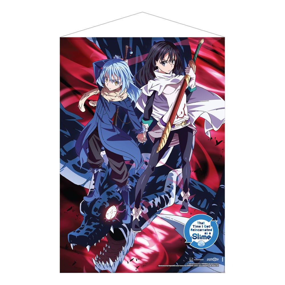 That Time I Got Reincarnated as a Slime Wallscroll Rimuru Shizue and Veldora The Storm Dragon 50 x 70 cm Posters &