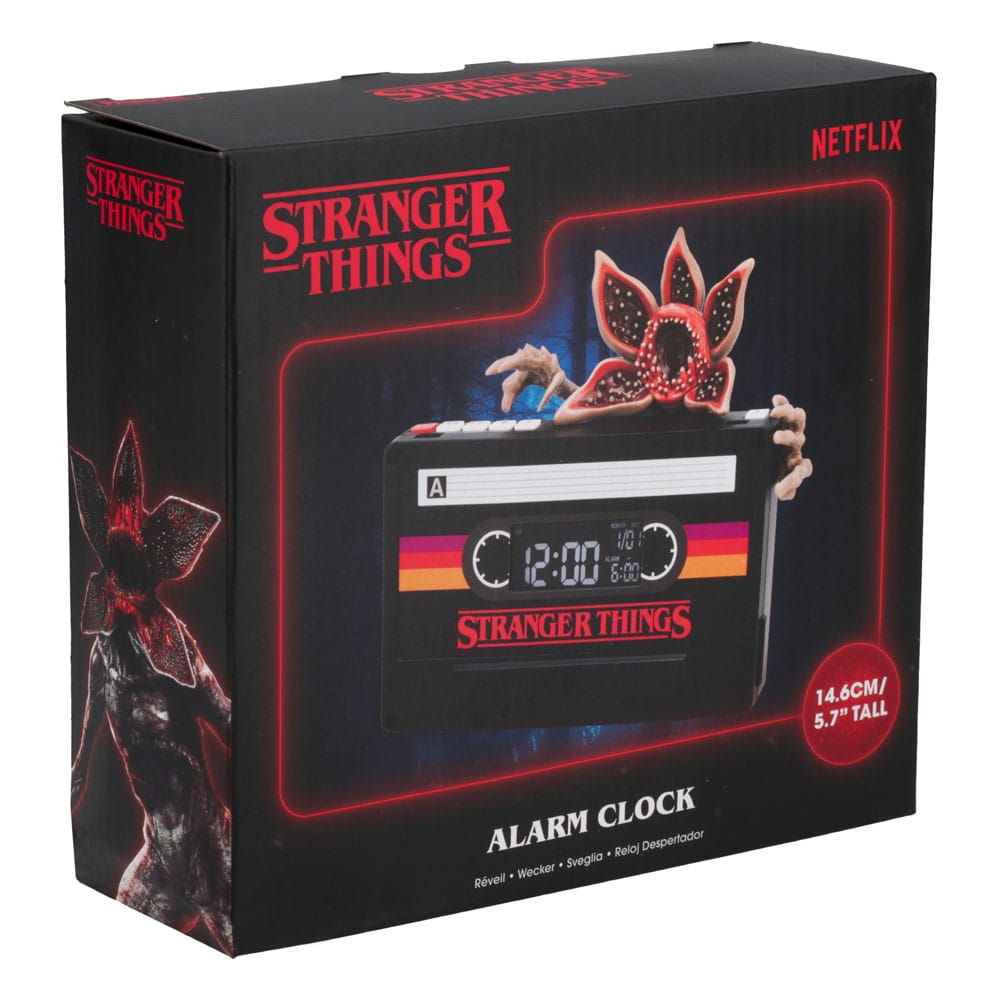 Stranger Things 5 Alarm Clock Demogorgon Cassette 15 cm Clocks & Watches