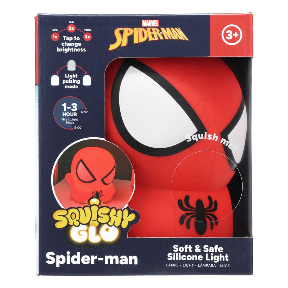 Spider-Man Squishy Glo Silicon Light 15 cm Lamps / Lights