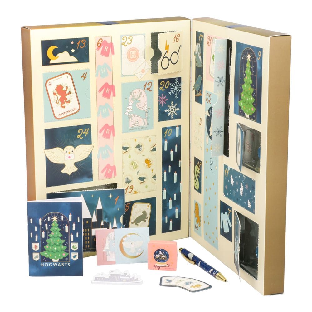 Harry Potter Advent Calendar Stationery 24 Day Hogwarts Paladone Products