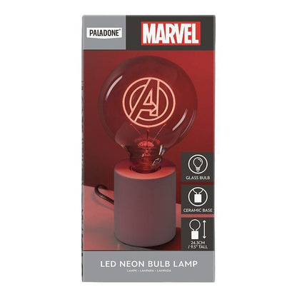 Avengers Neon LED Bulb Logo