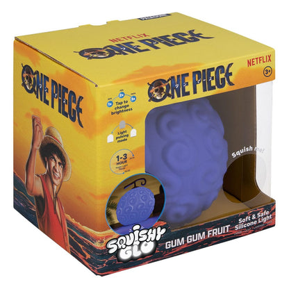 One Piece Squishy Glo Silicon Light Gum Gum Fruit 15 cm