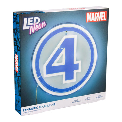 Fantastic Four LED Wall Lamp Light Logo Neon Paladone Products