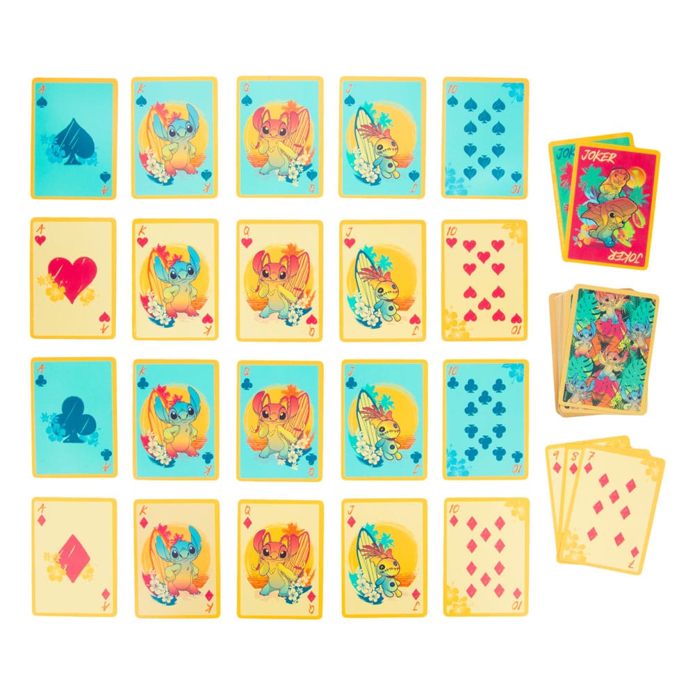 Lilo & Stitch Playing Cards Waterproof Paladone Products