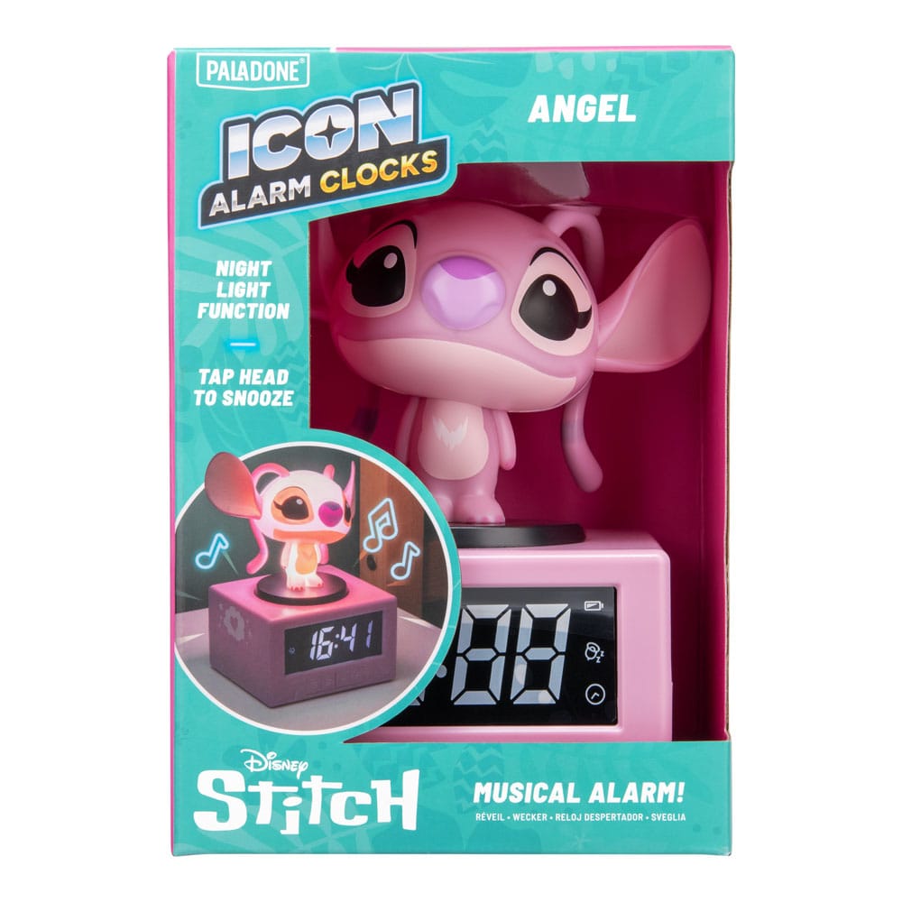Lilo & Stitch Icon Alarm Clock Angel 12 cm Clocks & Watches