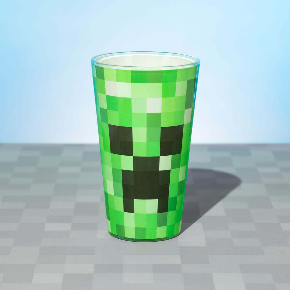 Minecraft Pint Glass Creeper Glasses & Coasters