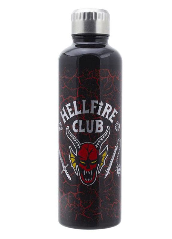 Stranger Things: Hellfire Club Metal Water Bottle Kitchen- and Tableware