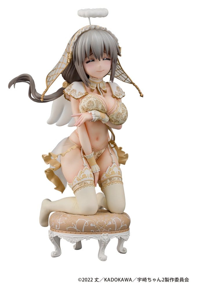 Uzaki-chan Wants to Hang Out! PVC Statue 1/7 Tsuki Uzaki Angel Ver. 19 cm Proof