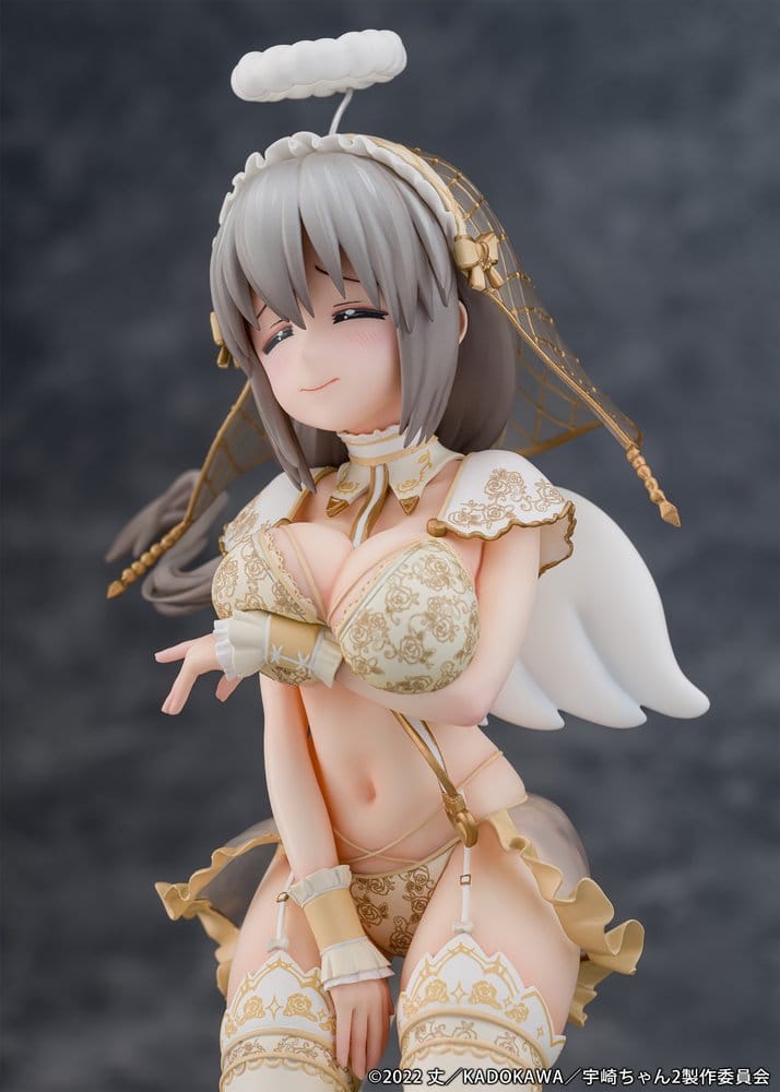 Uzaki-chan Wants to Hang Out! PVC Statue 1/7 Tsuki Uzaki Angel Ver. 19 cm Proof