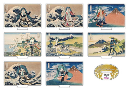 Katsushika Hokusai x Hatsune Miku Acrylic Figure 5 cm Blind Box Assortment (8) Presence CO., LTD.