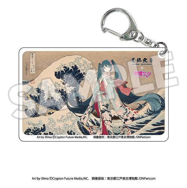 Katsushika Hokusai x Hatsune Miku Acrylic Keychains Blind Box Assortment (8) Presence CO., LTD.