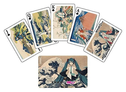 Katsushika Hokusai x Hatsune Miku Playing Cards Presence CO., LTD.
