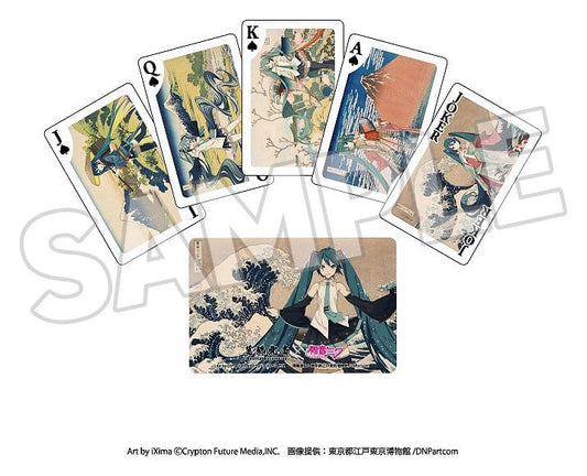 Katsushika Hokusai x Hatsune Miku Playing Cards Presence CO., LTD.