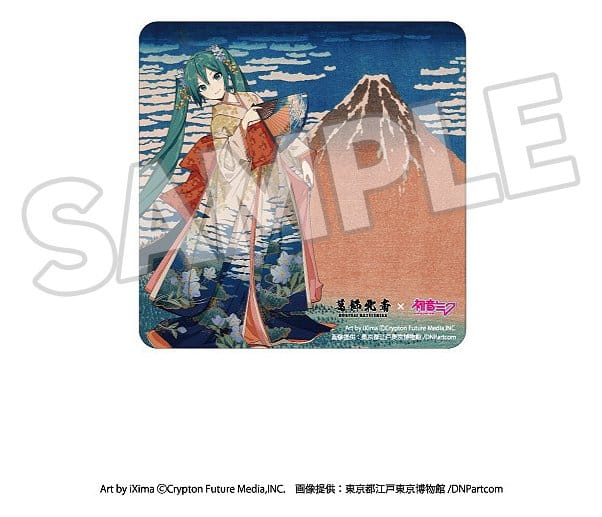 Katsushika Hokusai x Hatsune Miku Car Magnet Thirty-six Views of Mount Fuji Fine Wind, Clear Morning Presence CO., LTD.