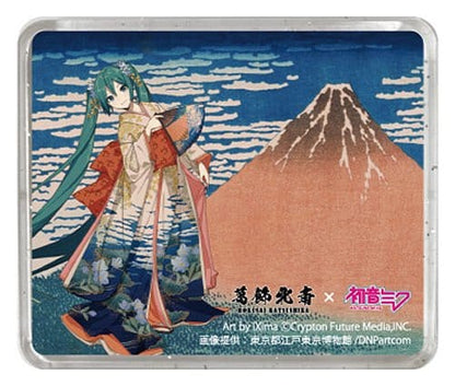 Katsushika Hokusai x Hatsune Miku 3D Magnet Thirty-six Views of Mount Fuji Fine Wind, Clear Morning Presence CO., LTD.