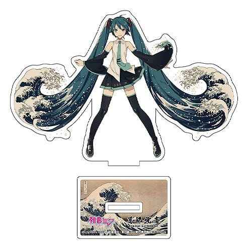 Hatsune Miku x Katsushika Hokusai iXima Die-Cut Acrylic Stand Assortment 10 cm