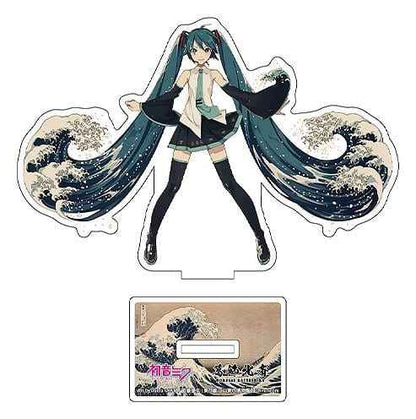 Hatsune Miku x Katsushika Hokusai iXima Die-Cut Acrylic Stand Assortment 10 cm