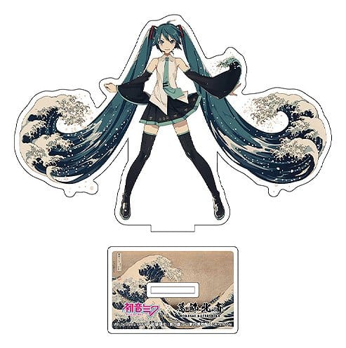Hatsune Miku x Katsushika Hokusai iXima Die-Cut Acrylic Stand Assortment 10 cm Presence CO., LTD.