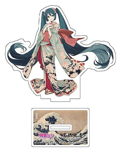 Hatsune Miku x Katsushika Hokusai iXima Die-Cut Acrylic Stand Assortment 10 cm Presence CO., LTD.