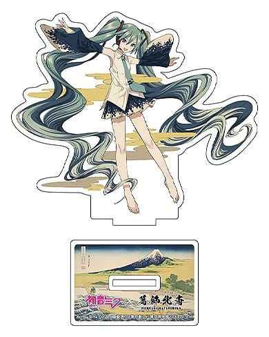 Hatsune Miku x Katsushika Hokusai iXima Die-Cut Acrylic Stand Assortment 10 cm